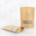 Kraft Paper Zipper Bag kraft paper zip lock bag kraft paper bag Manufactory
